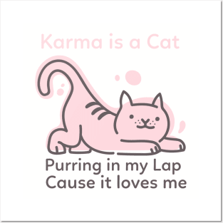 Karma is a Cat Posters and Art